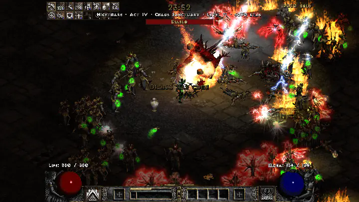 The game is played on the official host